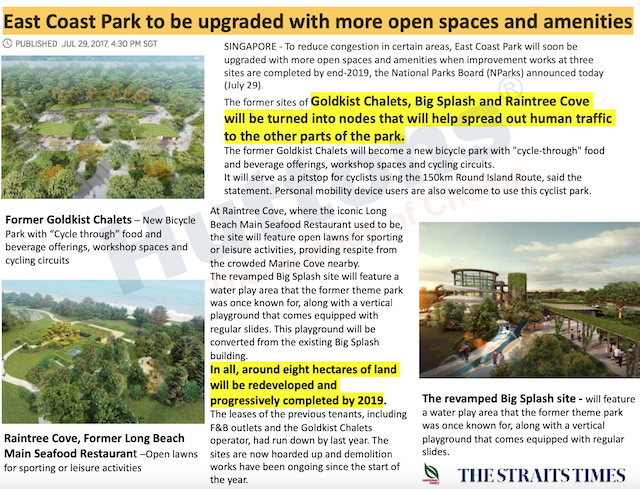 East Coast Park To Be Upgraded With More Open Spaces And Amenities ...